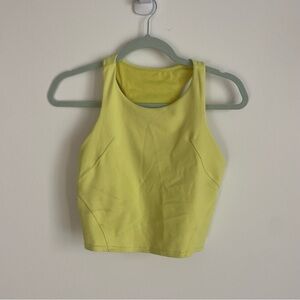 Lululemon Yellow Racerback Tank Top